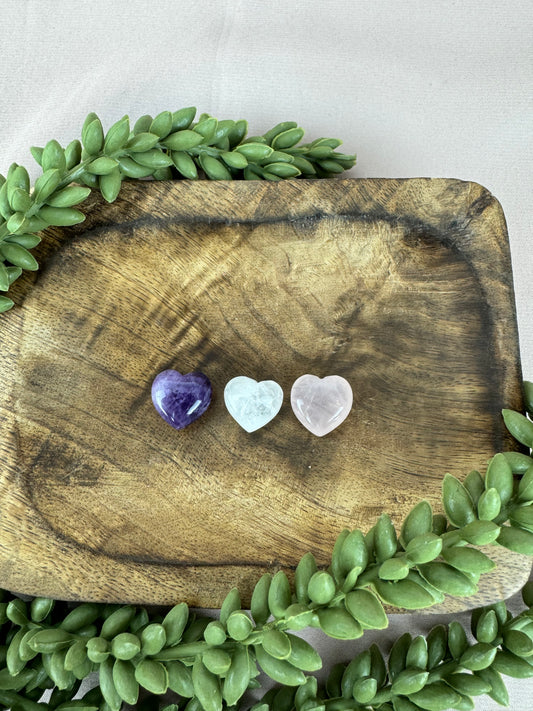 zakje gouden driehoek hartjes