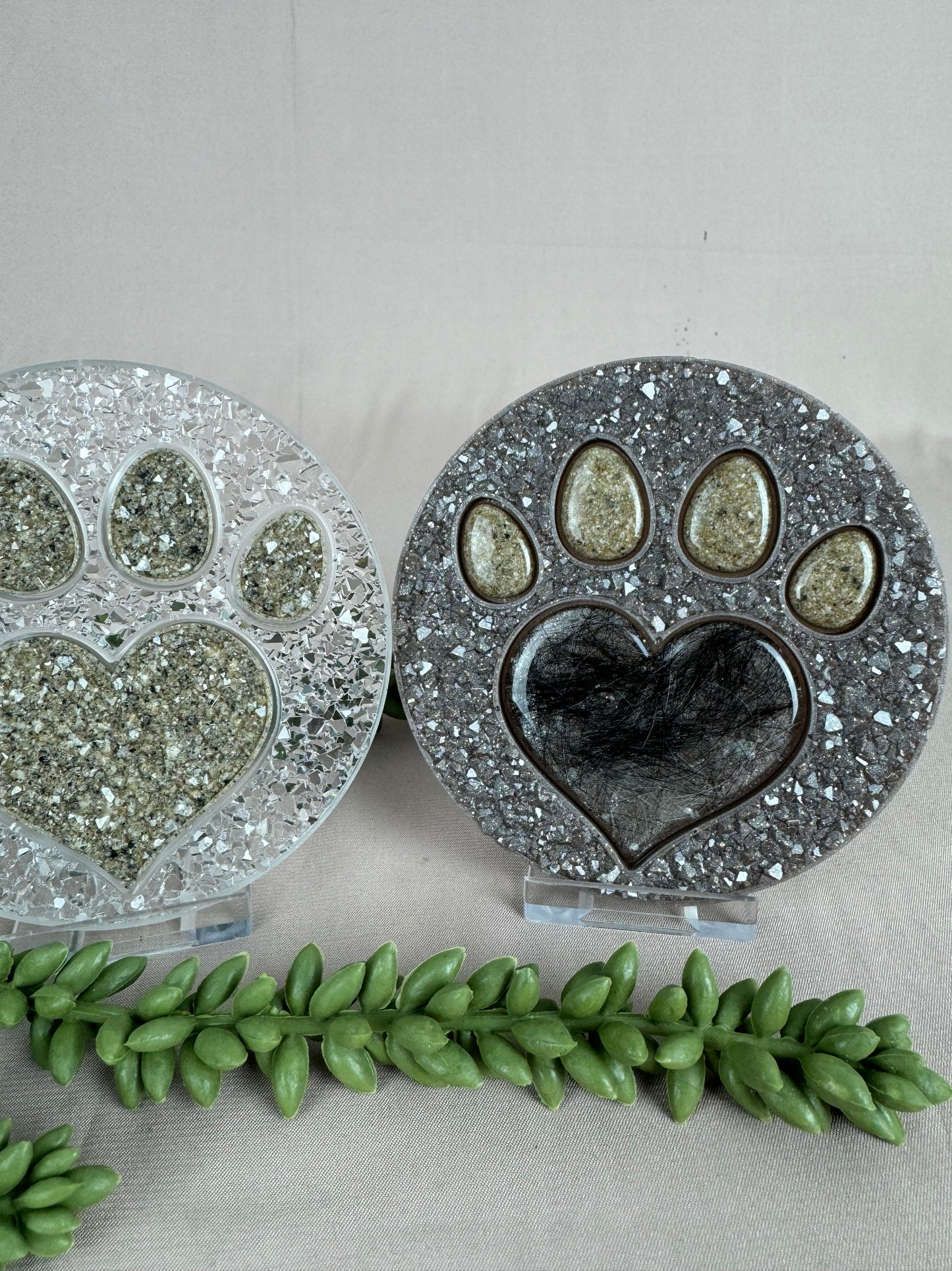 Epoxy Honden/Katten poot druzy