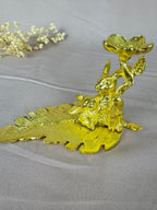 Bol houder konijn met blad