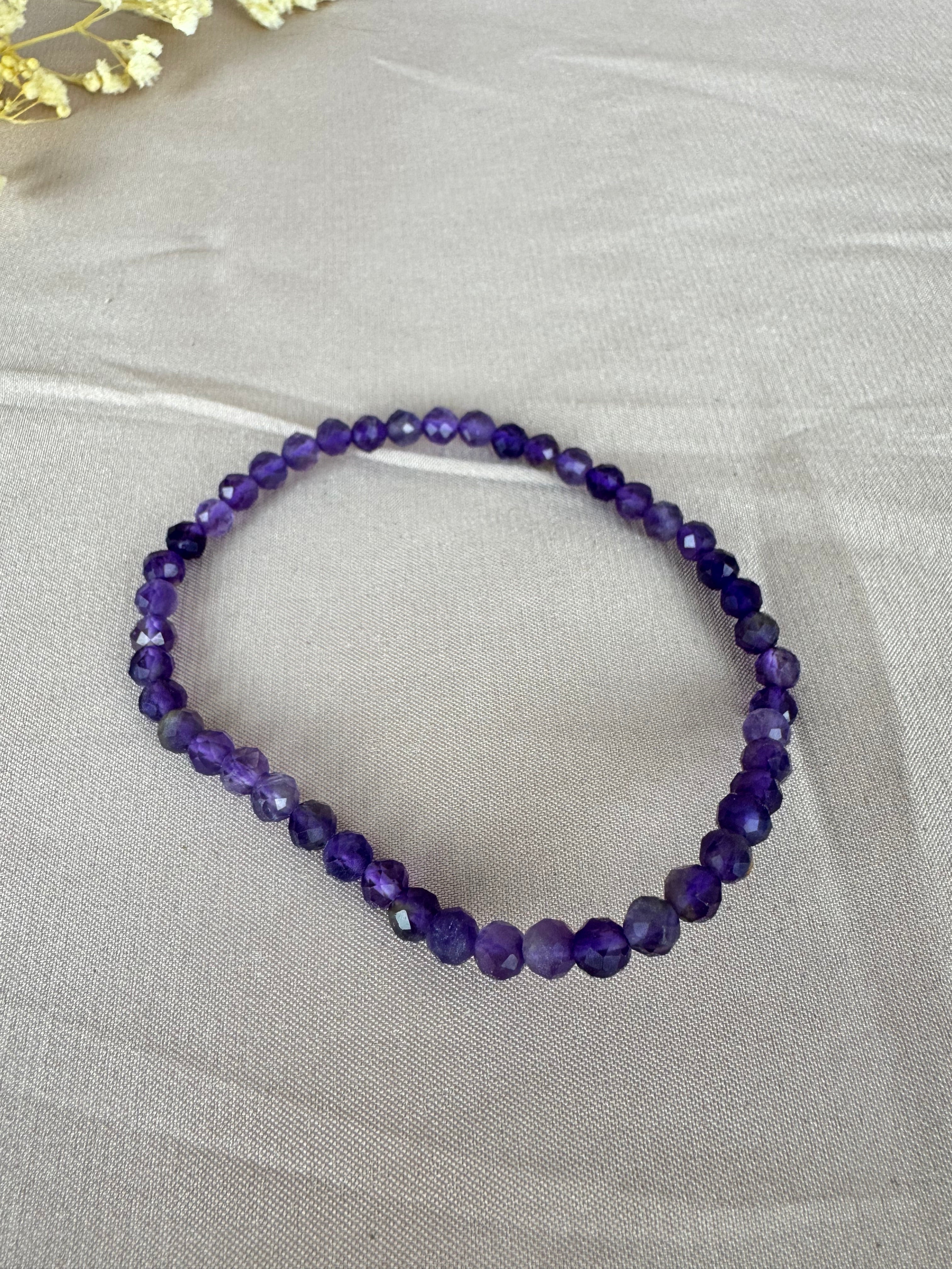 Armbanden Amethist Facet geslepen