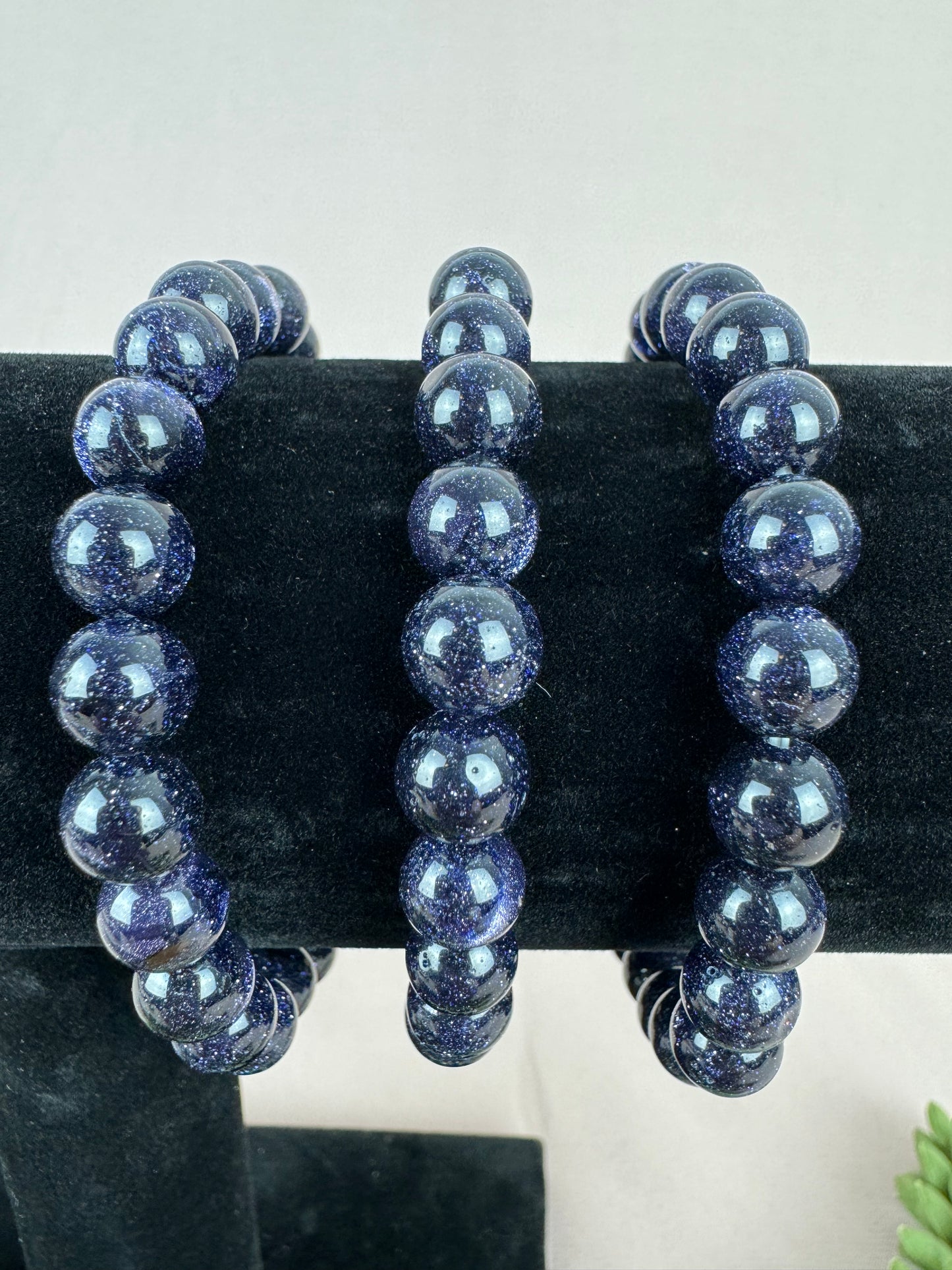 Armbanden Goudsteen blauw