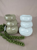 Wax brander Stenen stapel
