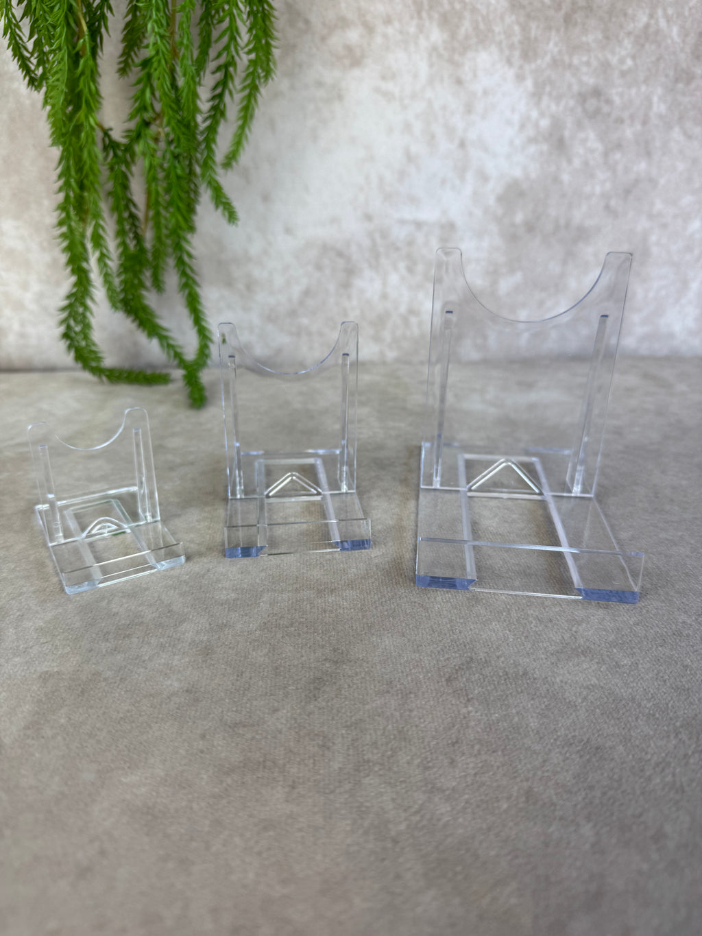 Plastic standaard 3 maten