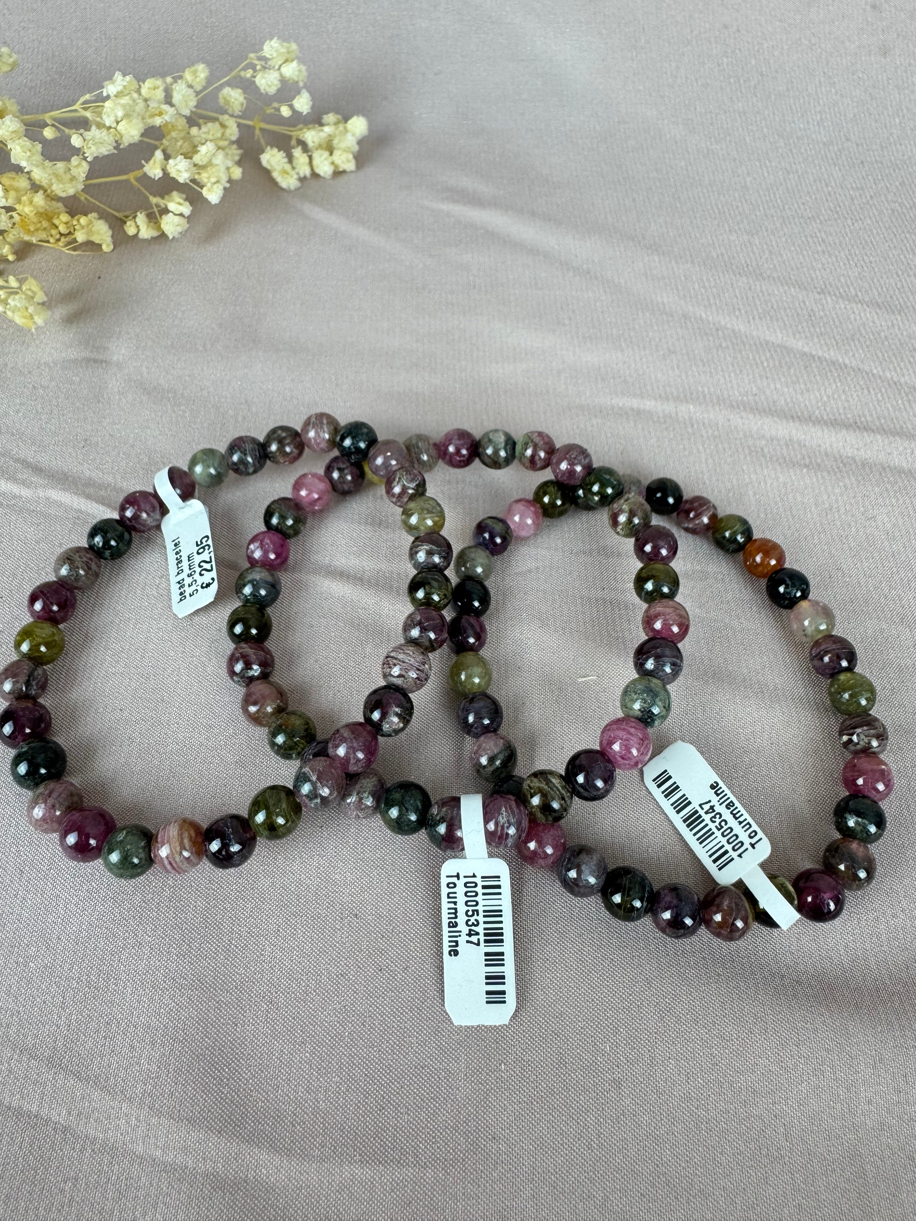 Armbanden multi toermalijn 6mm