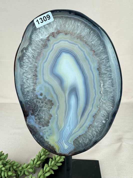 Agaat op standaard #1309