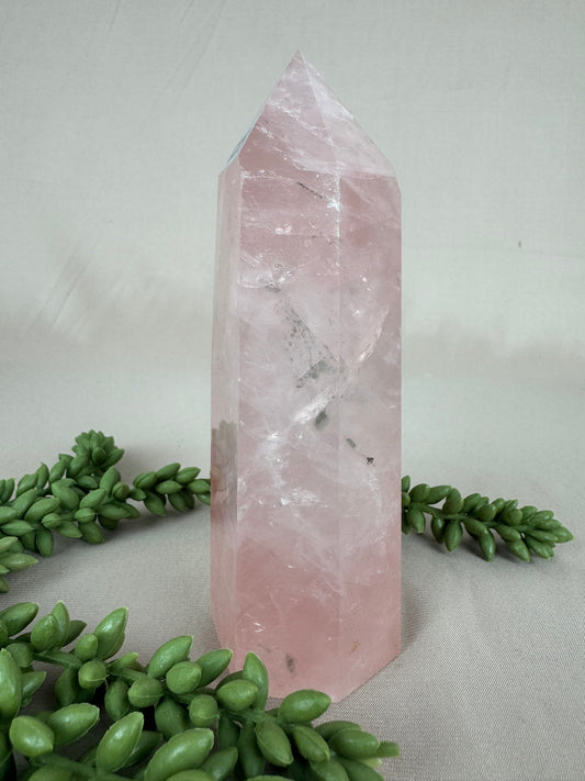 Punt Rozen kwarts #0235