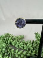 Oorbellen Amethist druzy