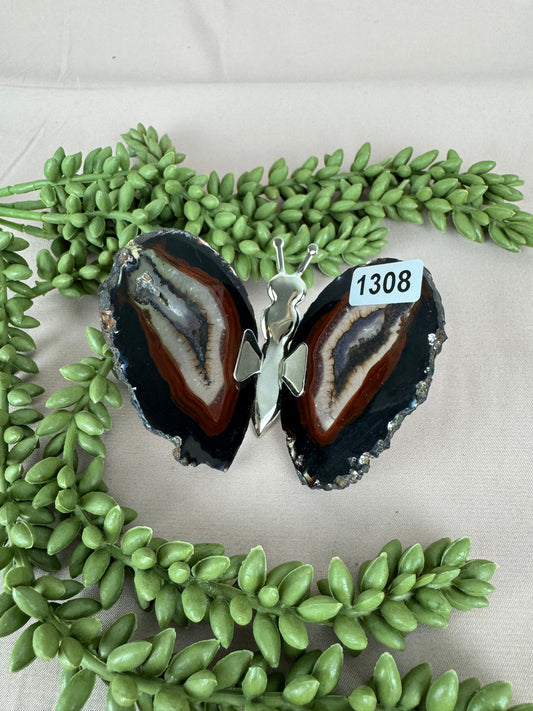 Agaat vlinder #1308