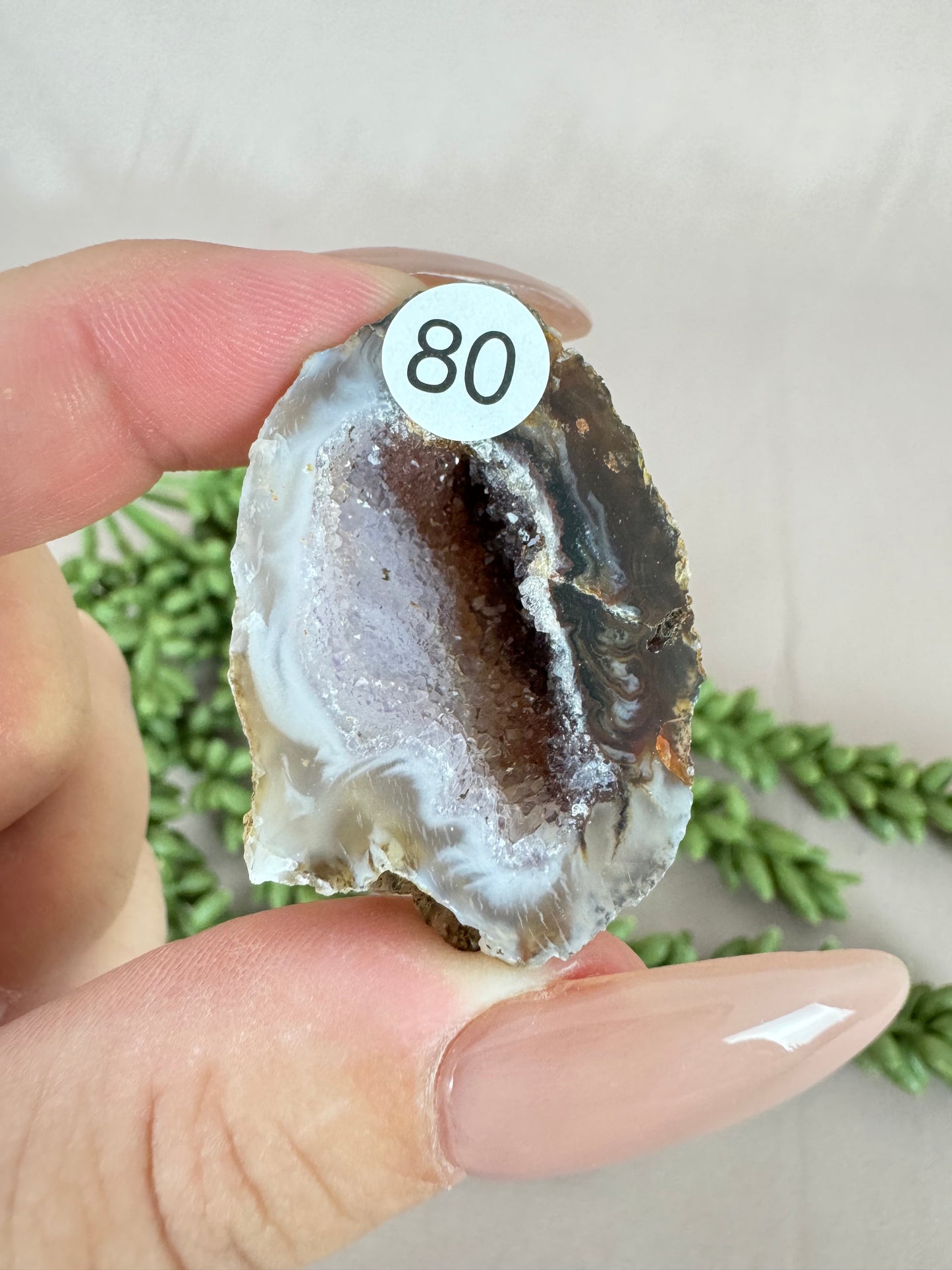 Geode klein met amethist