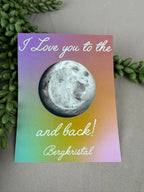 Cadeau zakje I Love you Moon