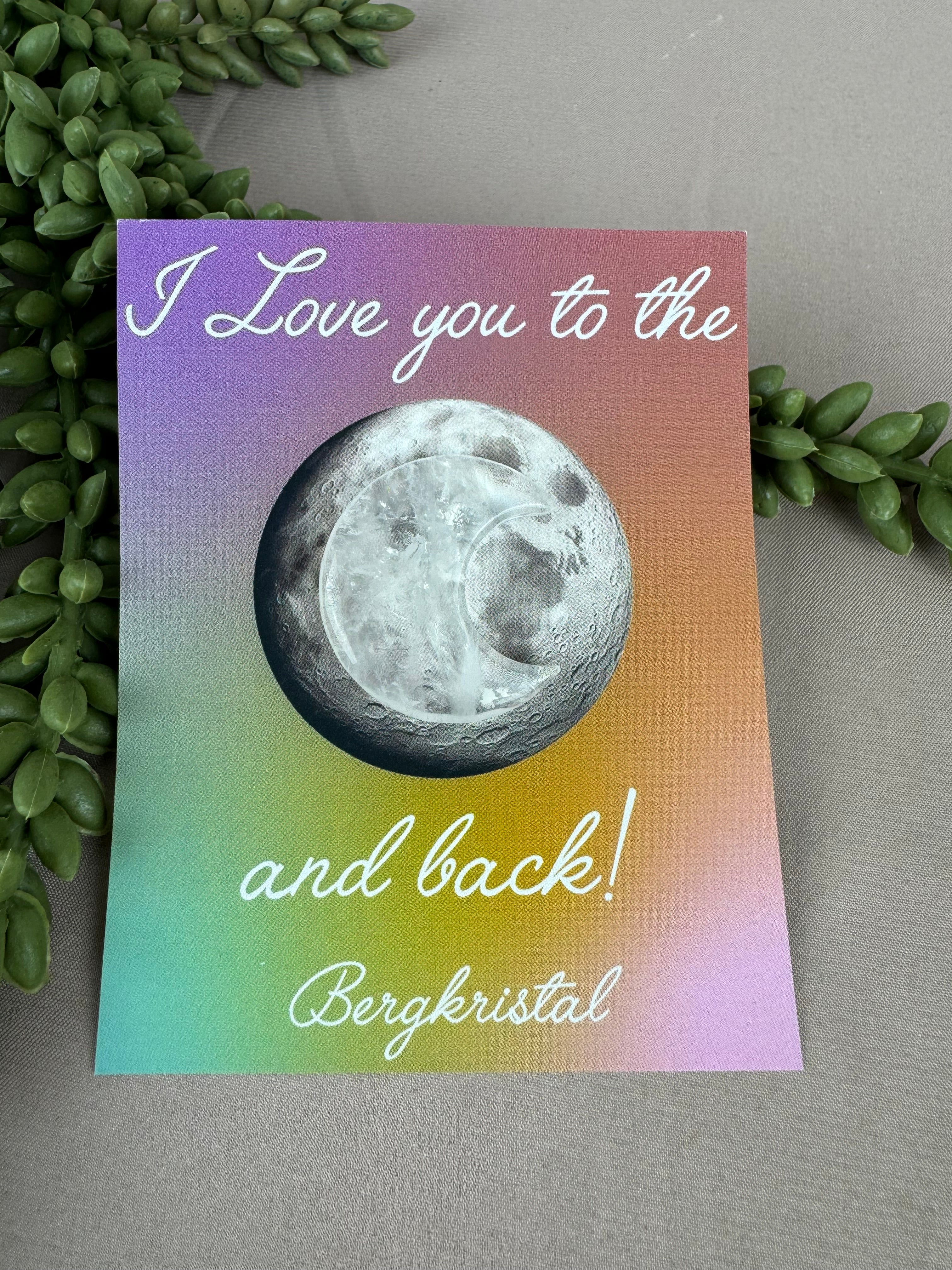 Cadeau zakje I Love you Moon