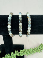 Armbanden Zwarte Bloemagaat