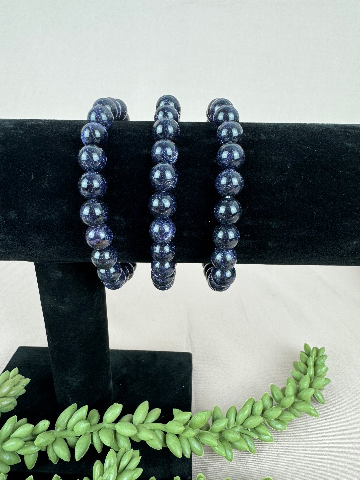 Armbanden Goudsteen blauw