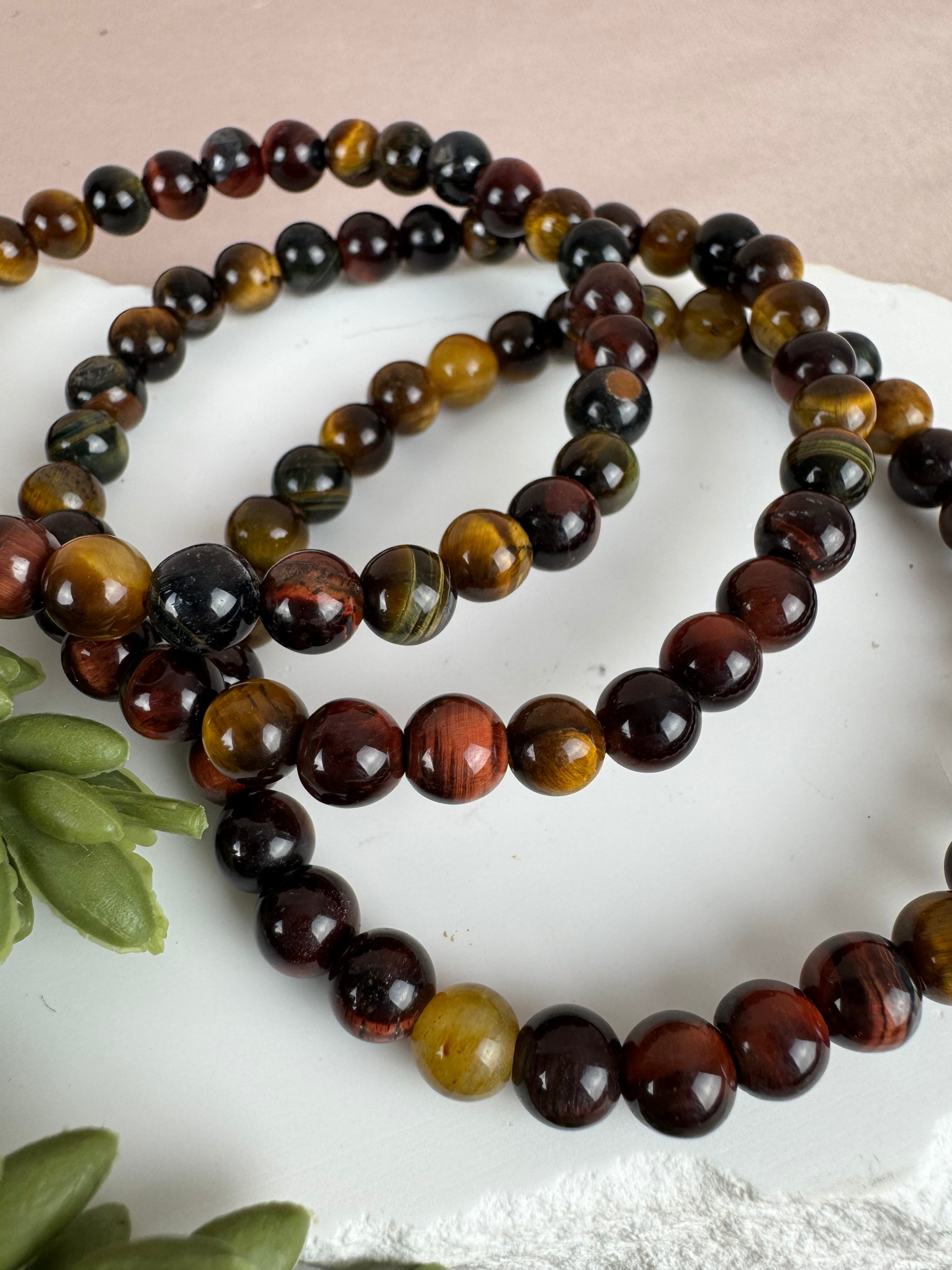 armbanden Tijger oog 3 kleur