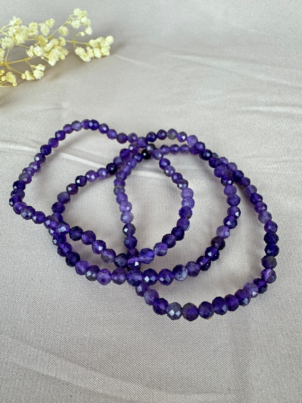 Armbanden Amethist Facet geslepen