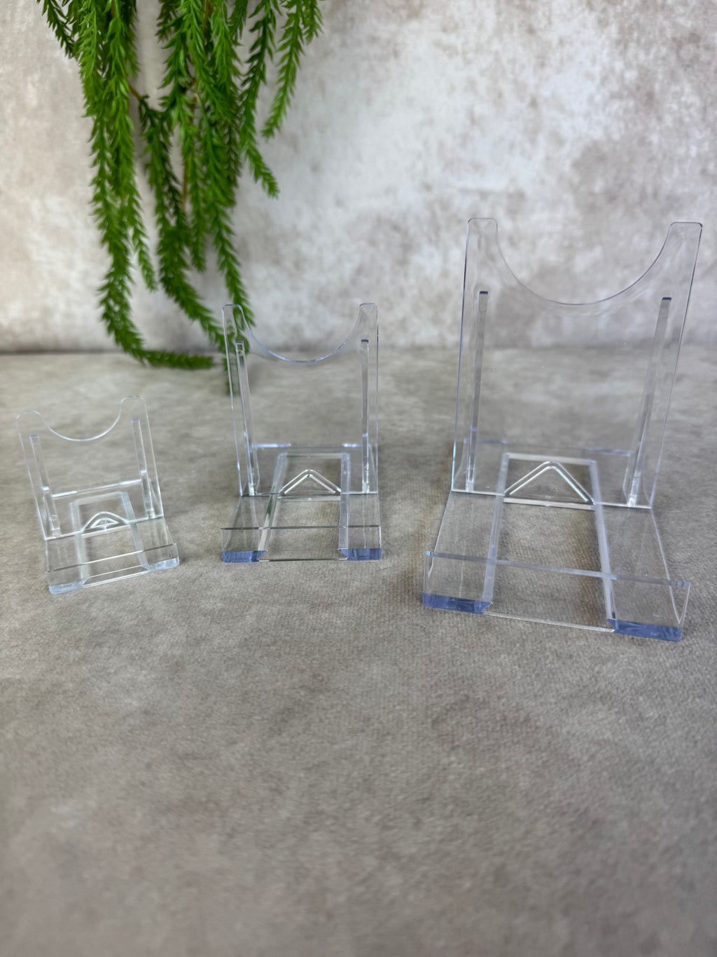Plastic standaard 3 maten