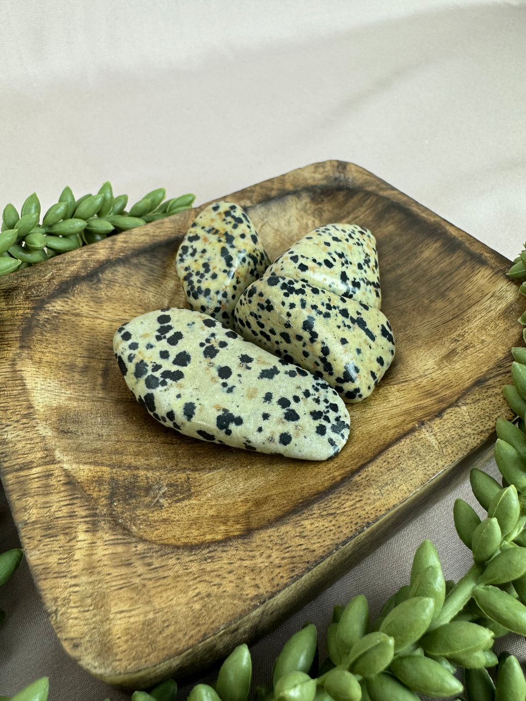 Dalmatiër Jaspis trommelsteen