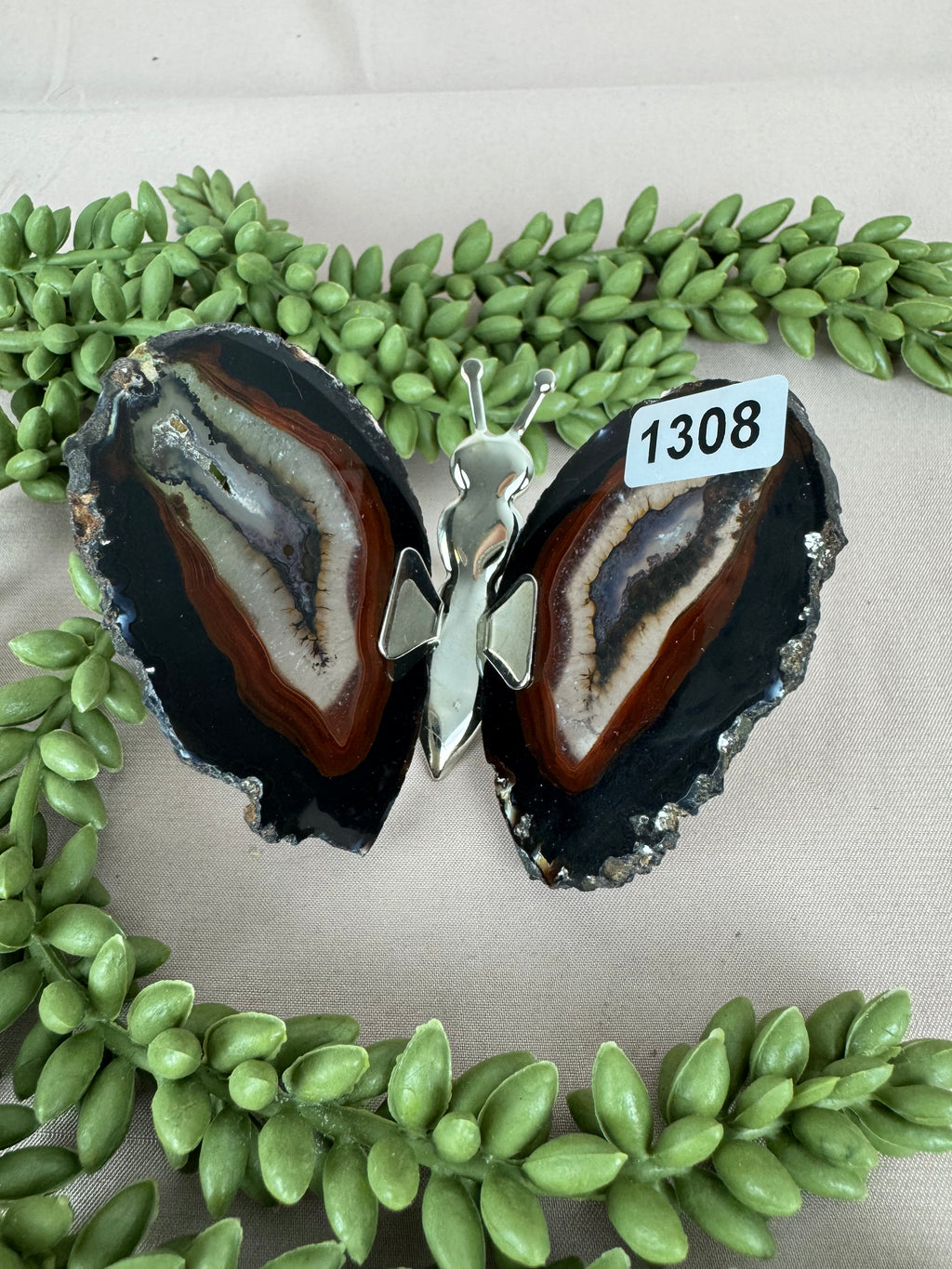 Agaat vlinder #1308