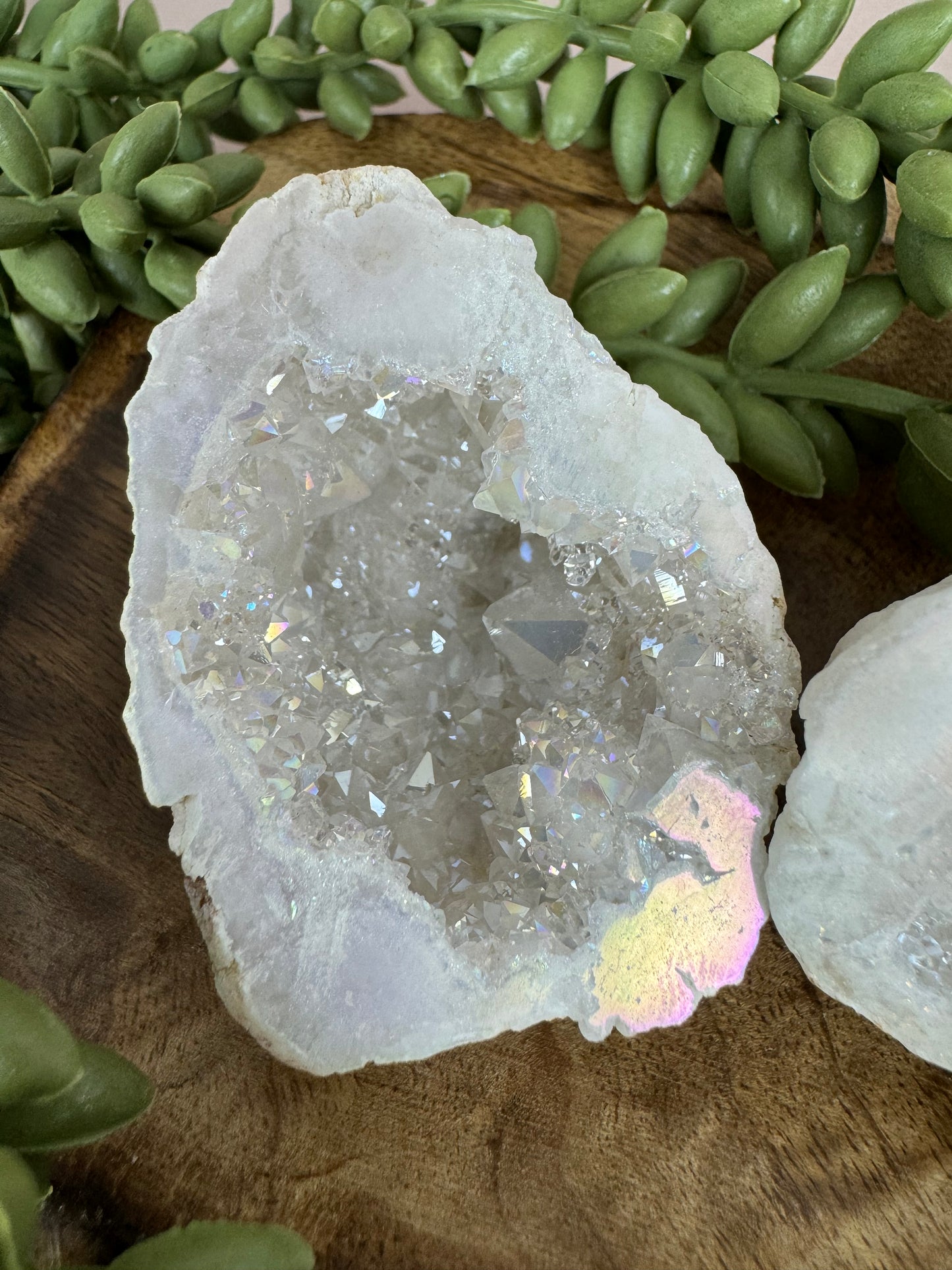 Geode met aura laag