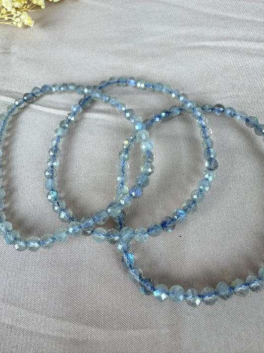 Armbanden Labradoriet Facet 4mm