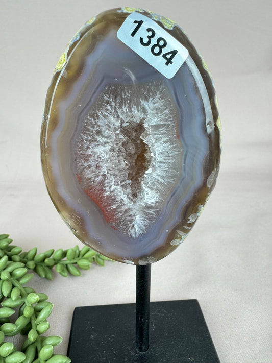 Agaat op standaard #1384