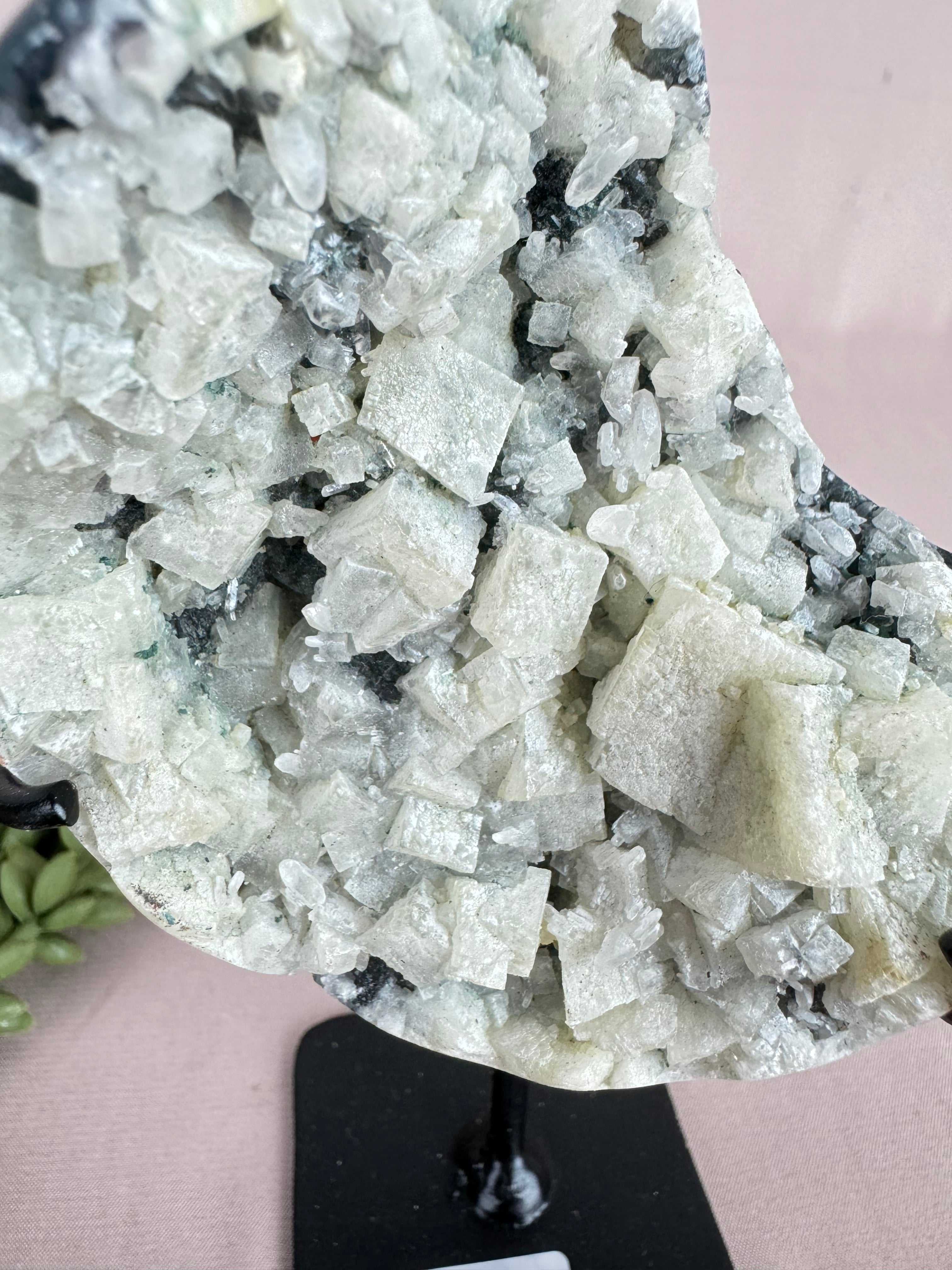 Flower amethist maan #0422