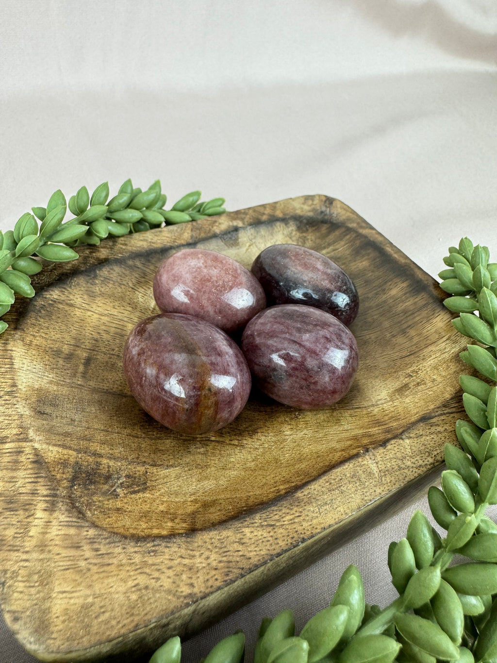 Aardbeien Kwarts trommelsteen