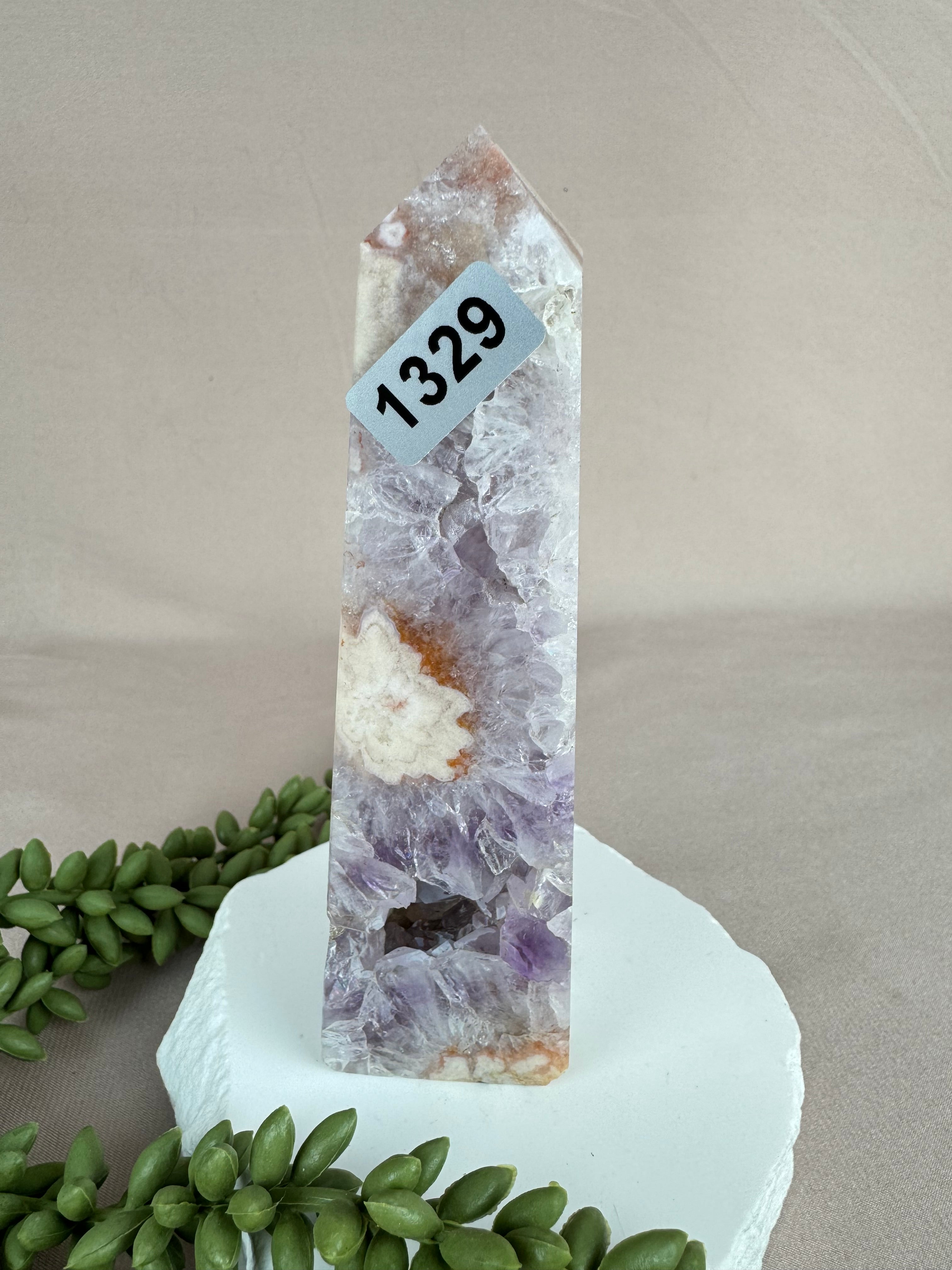 Roze amethist toren #1329