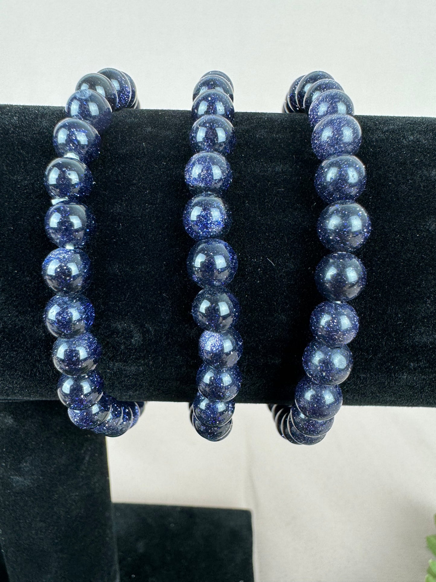 Armbanden Goudsteen blauw