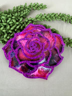 Epoxy Holografische vlinder en roos