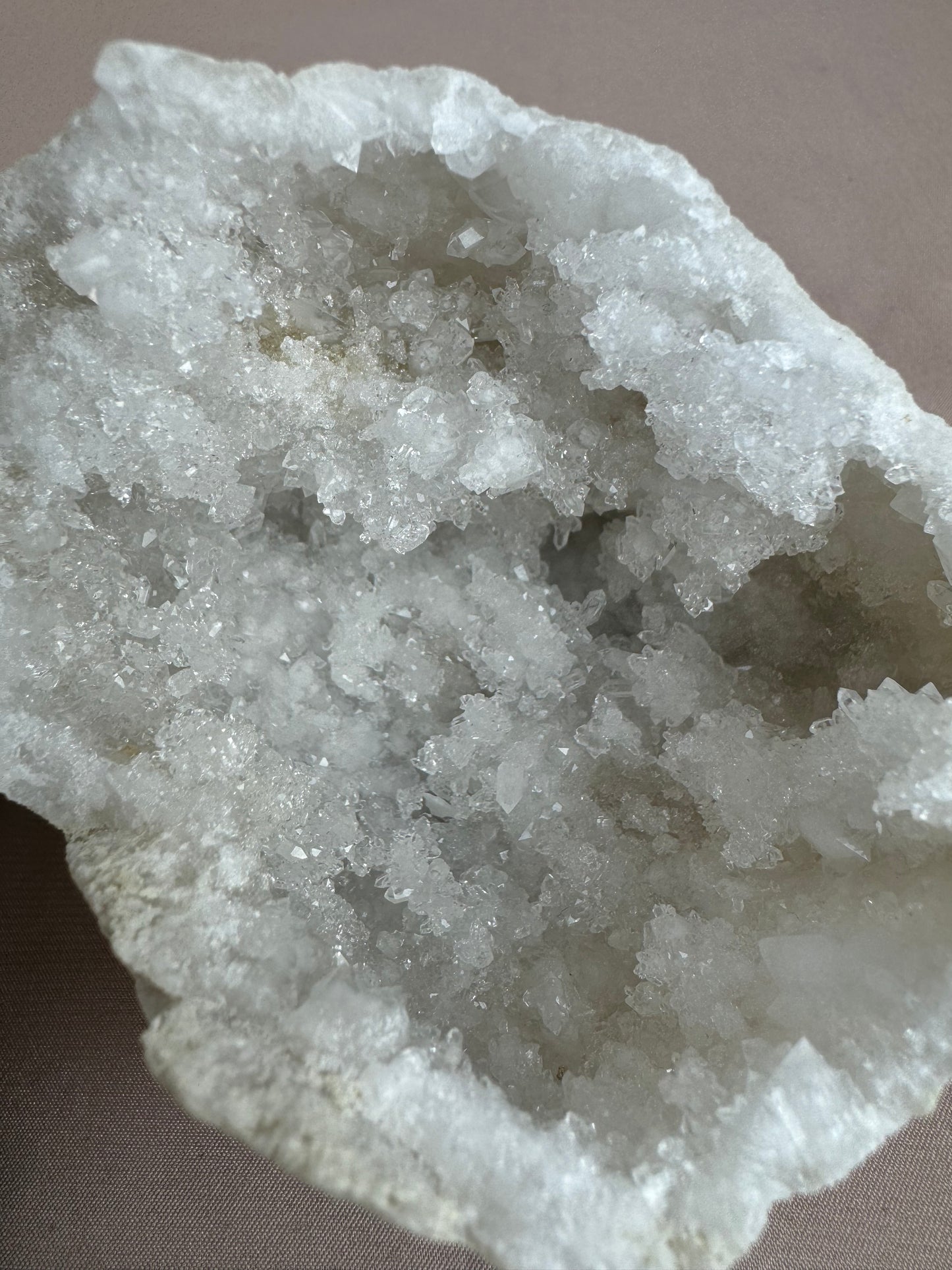 Bergkristal geode L