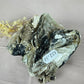 Cluster goude mica met toermalijn