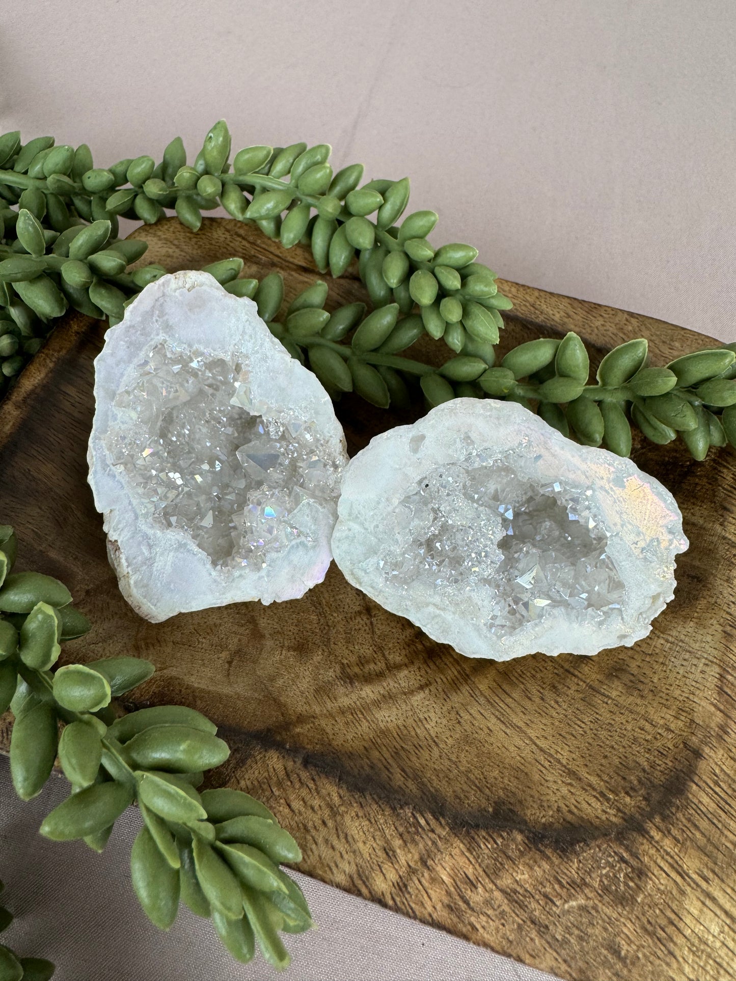 Geode met aura laag