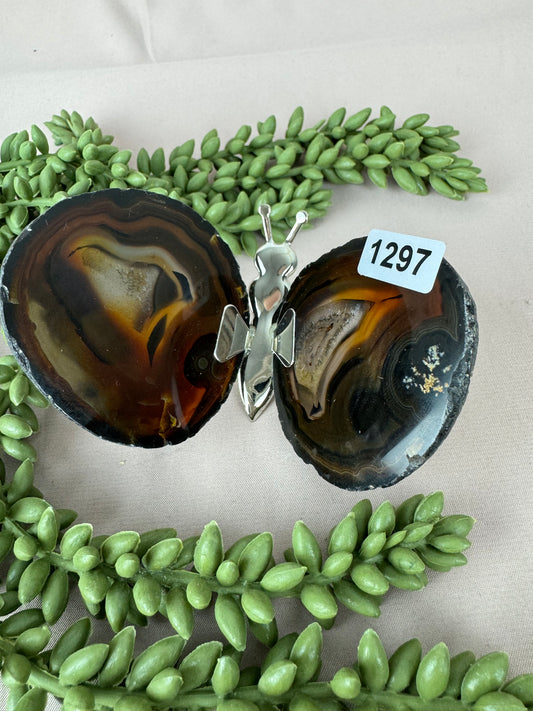 Agaat vlinder #1297