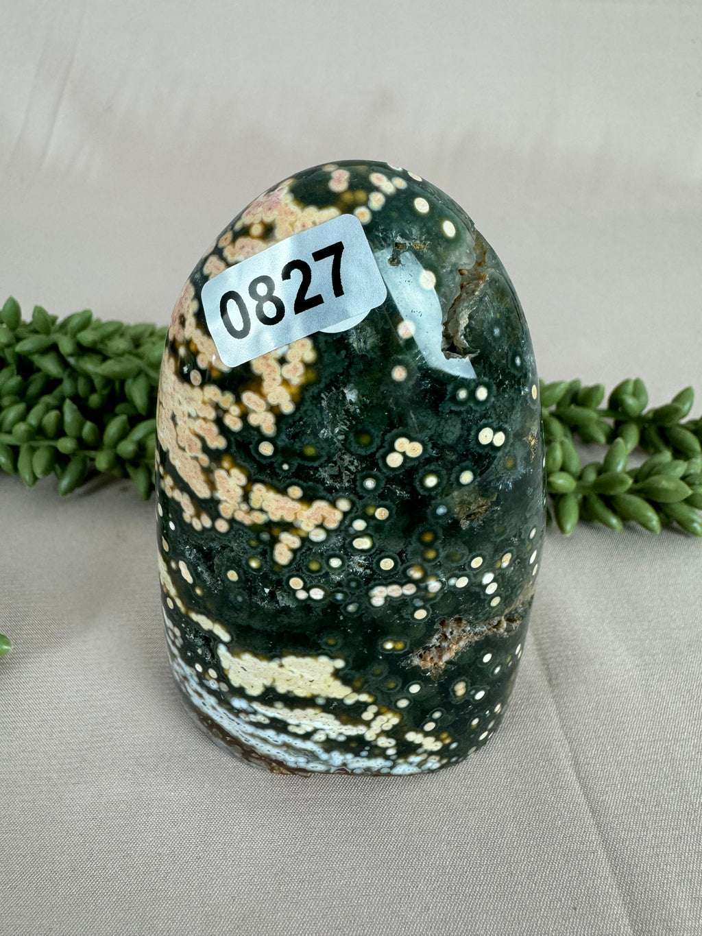 Sculptuur Oceaan jaspis #0827