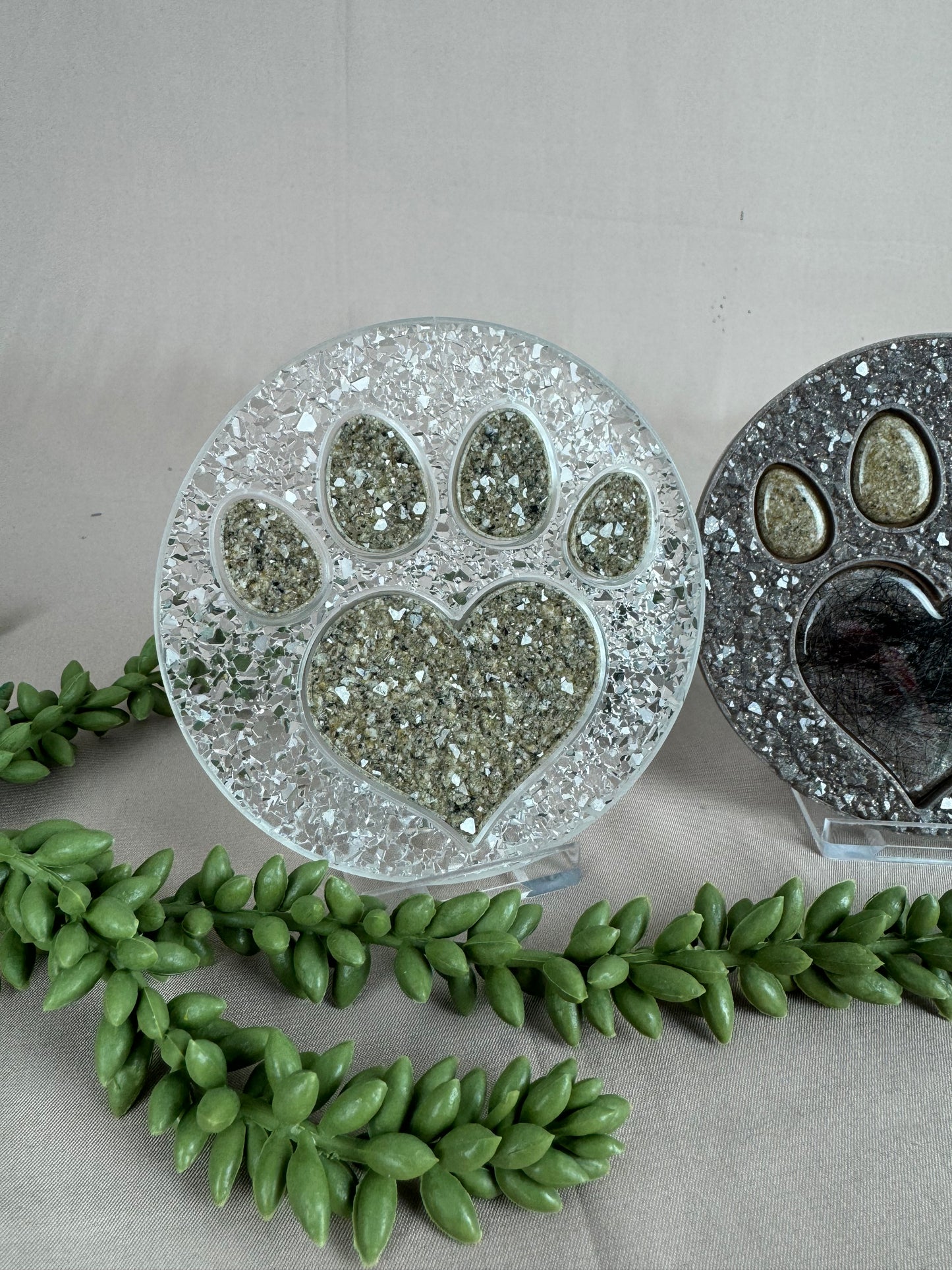 Epoxy Honden/Katten poot druzy