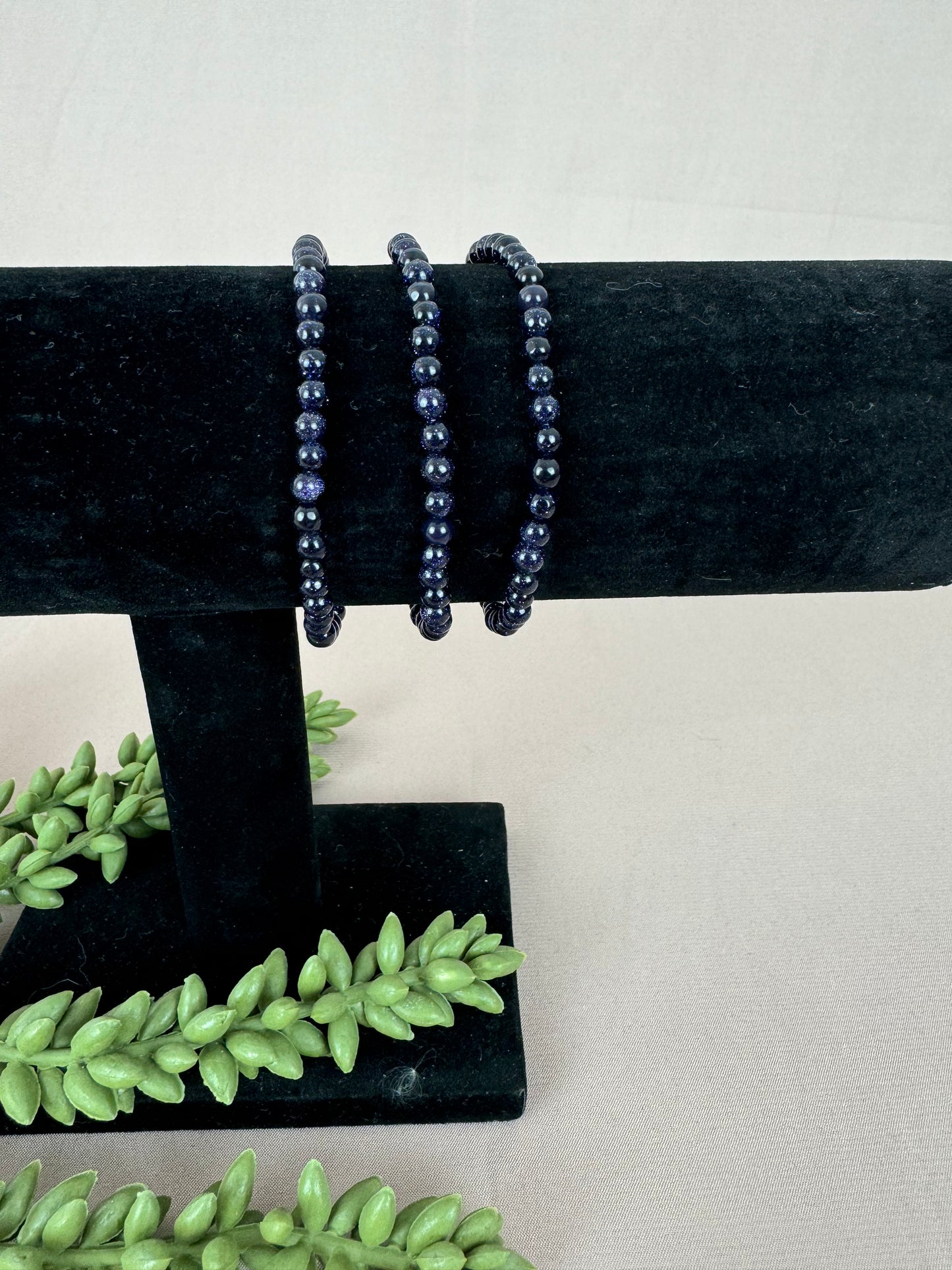 Armbanden Goudsteen blauw