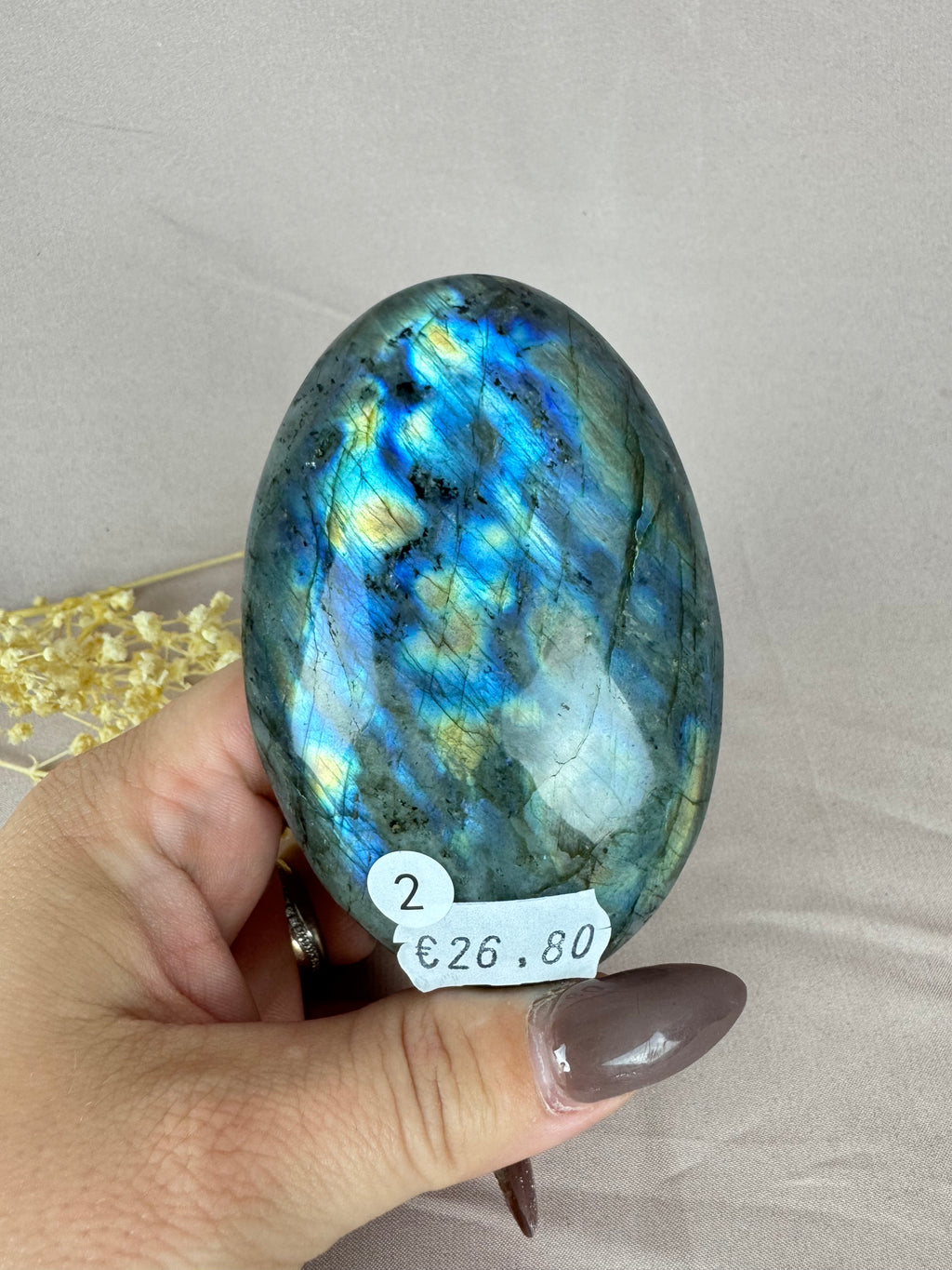 handsteen labradoriet #2