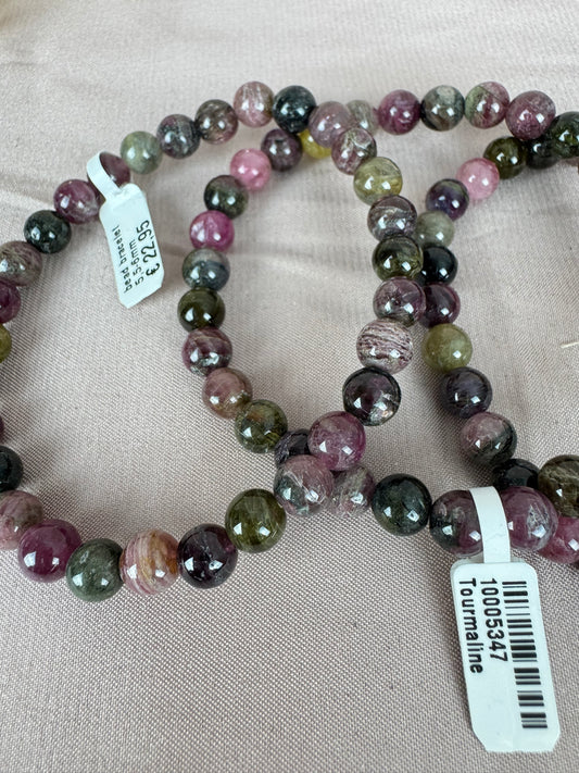 Armbanden multi toermalijn 6mm