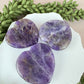Worry stone amethist hartje