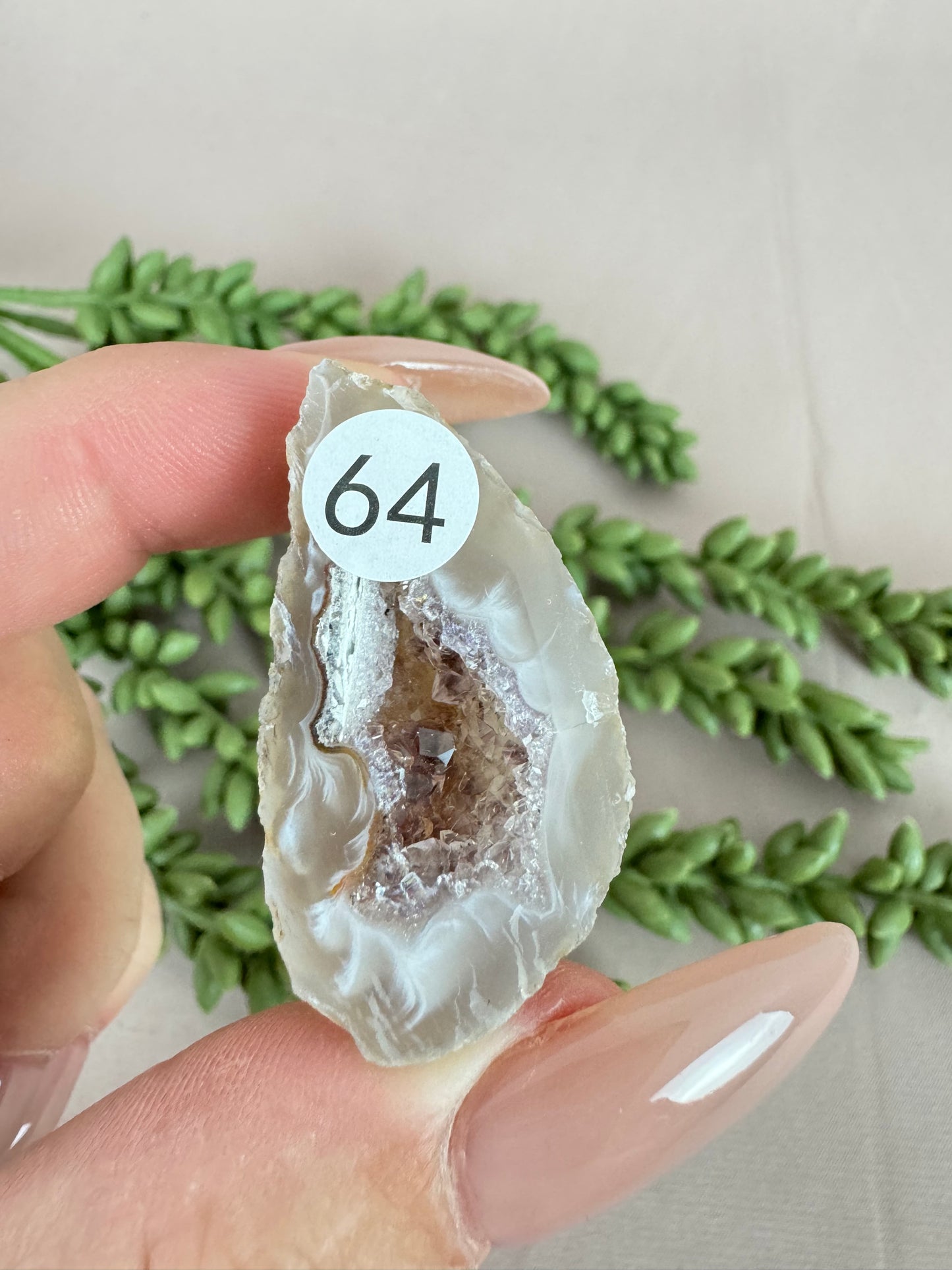 Geode klein met amethist