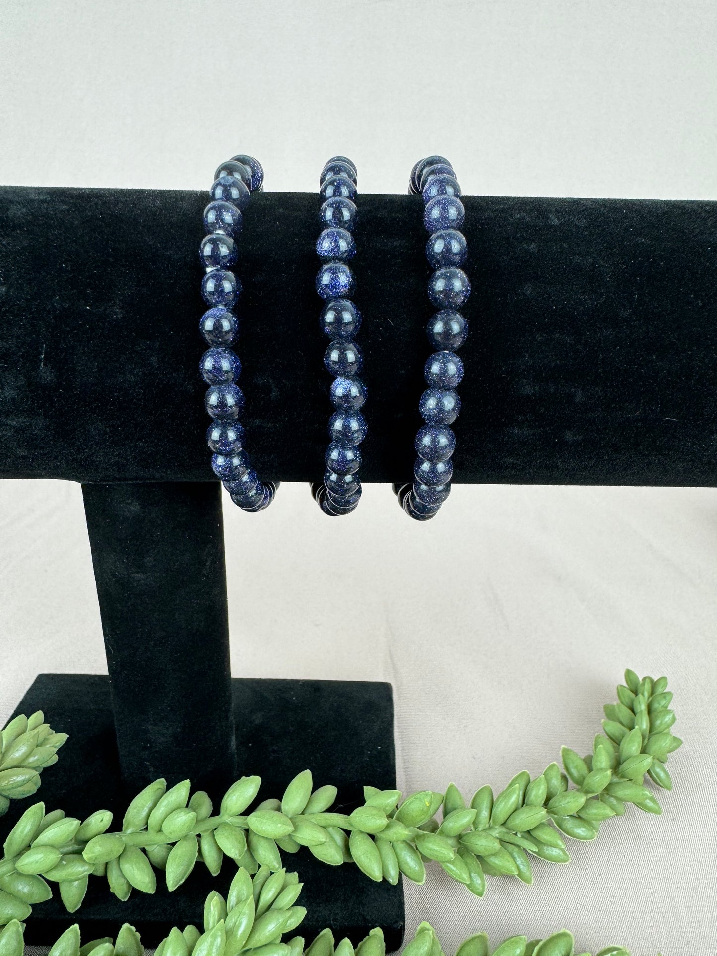 Armbanden Goudsteen blauw