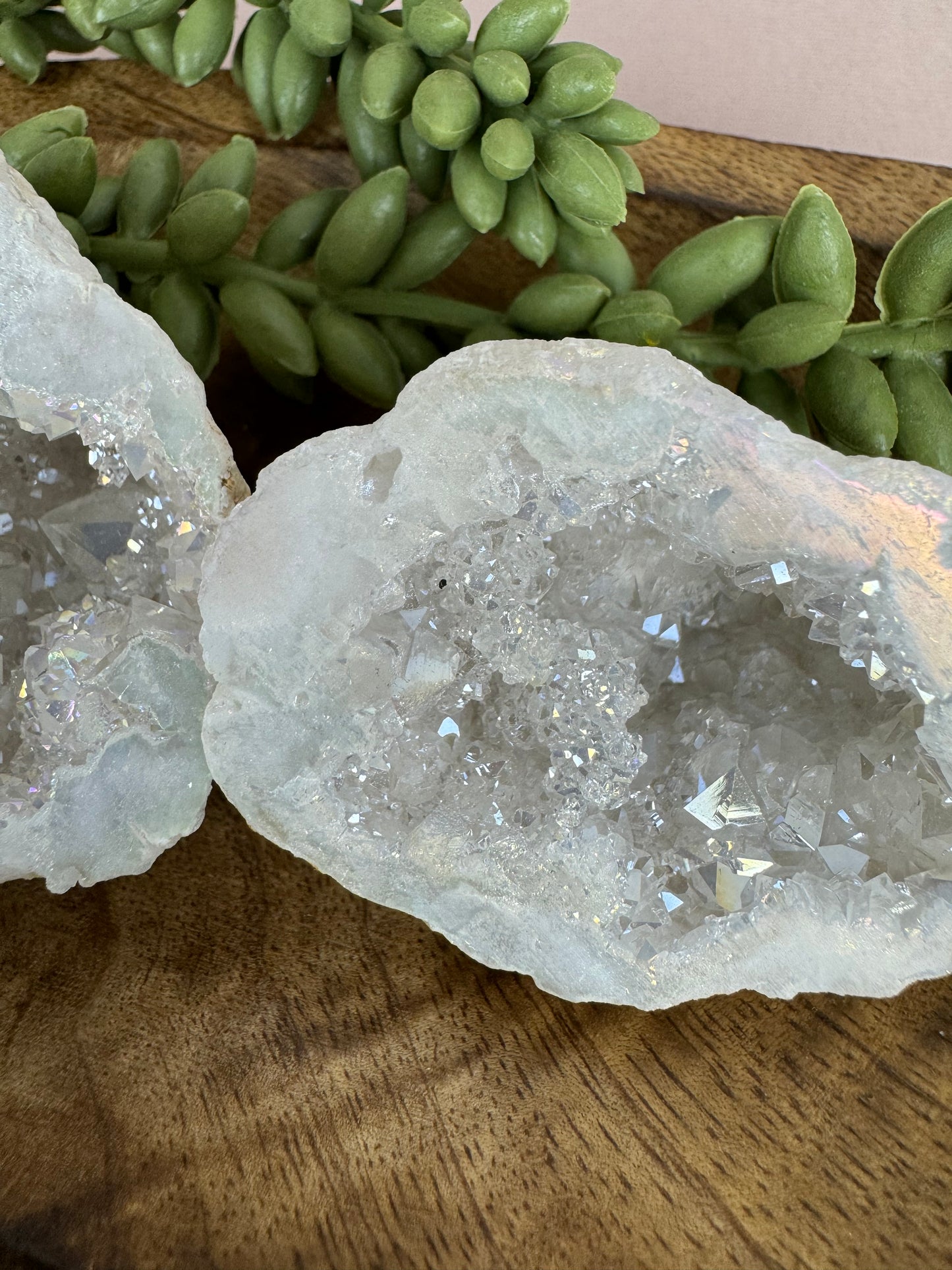 Geode met aura laag