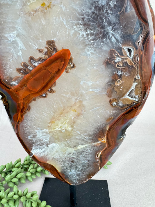 Agaat op standaard #1356