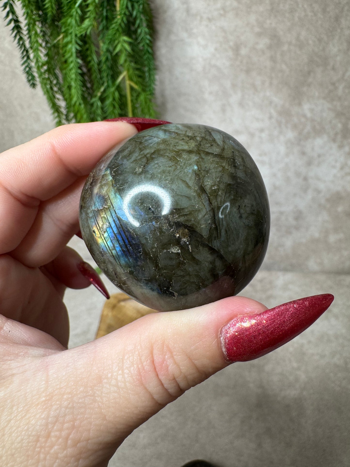 Handsteen Labradoriet