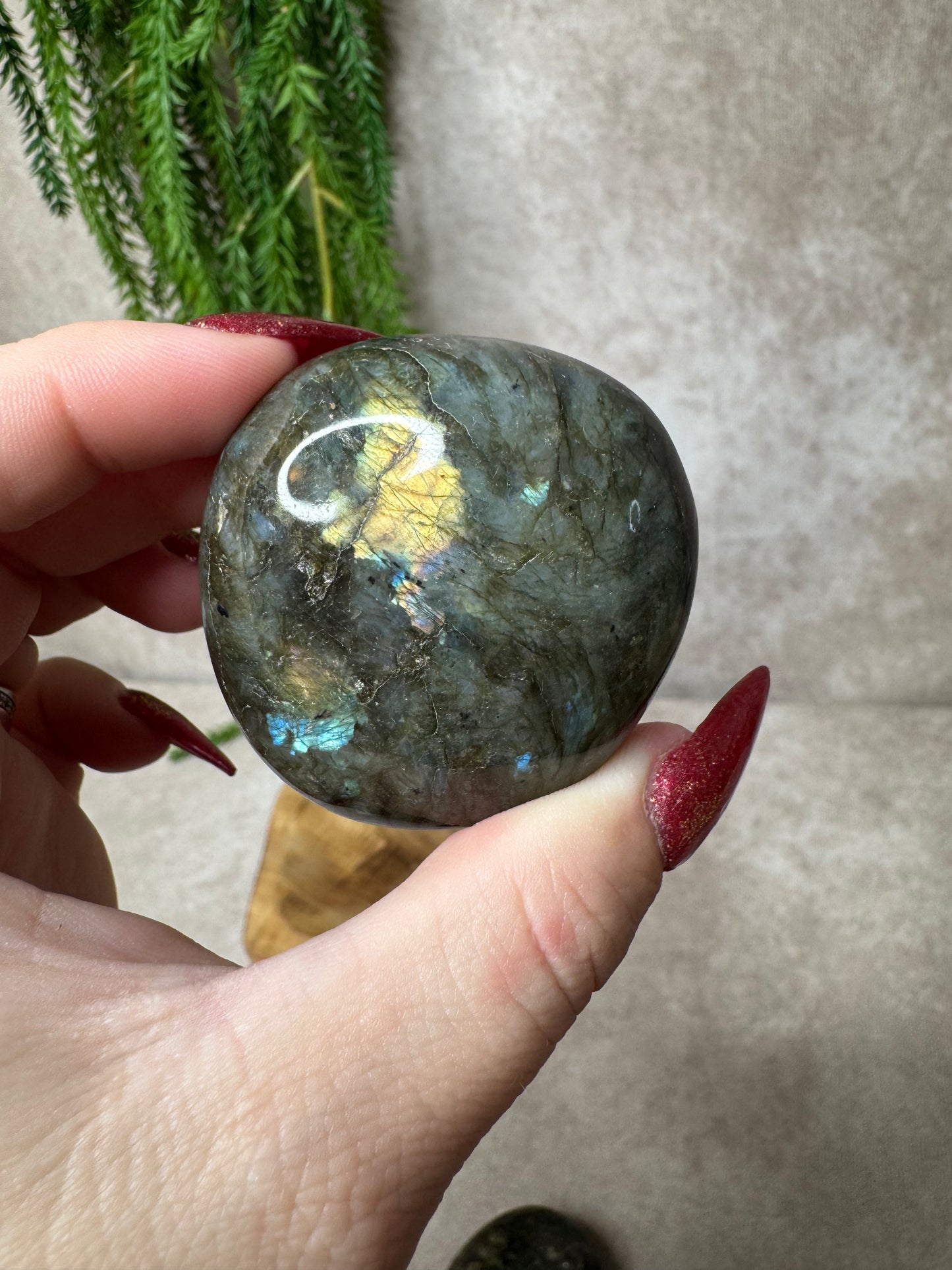 Handsteen Labradoriet