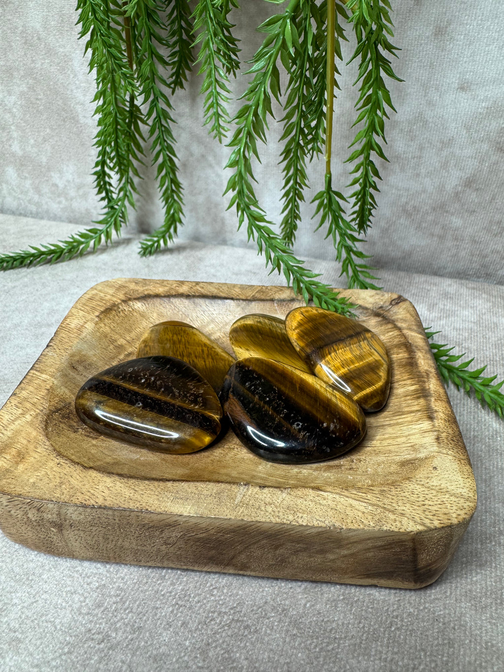 Plattesteen Tijgeroog