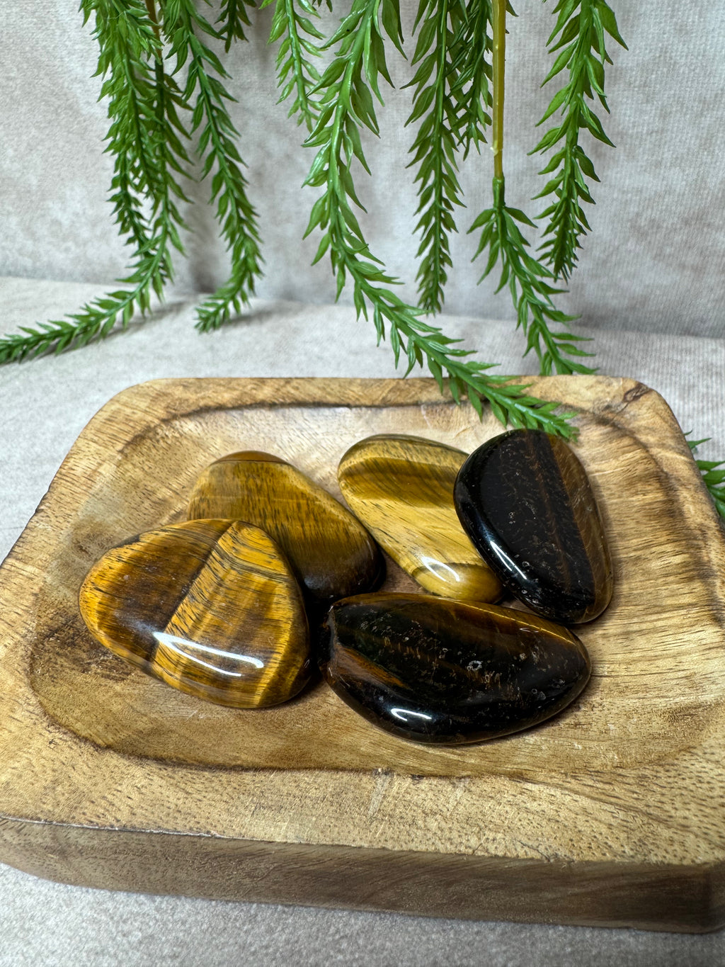 Plattesteen Tijgeroog