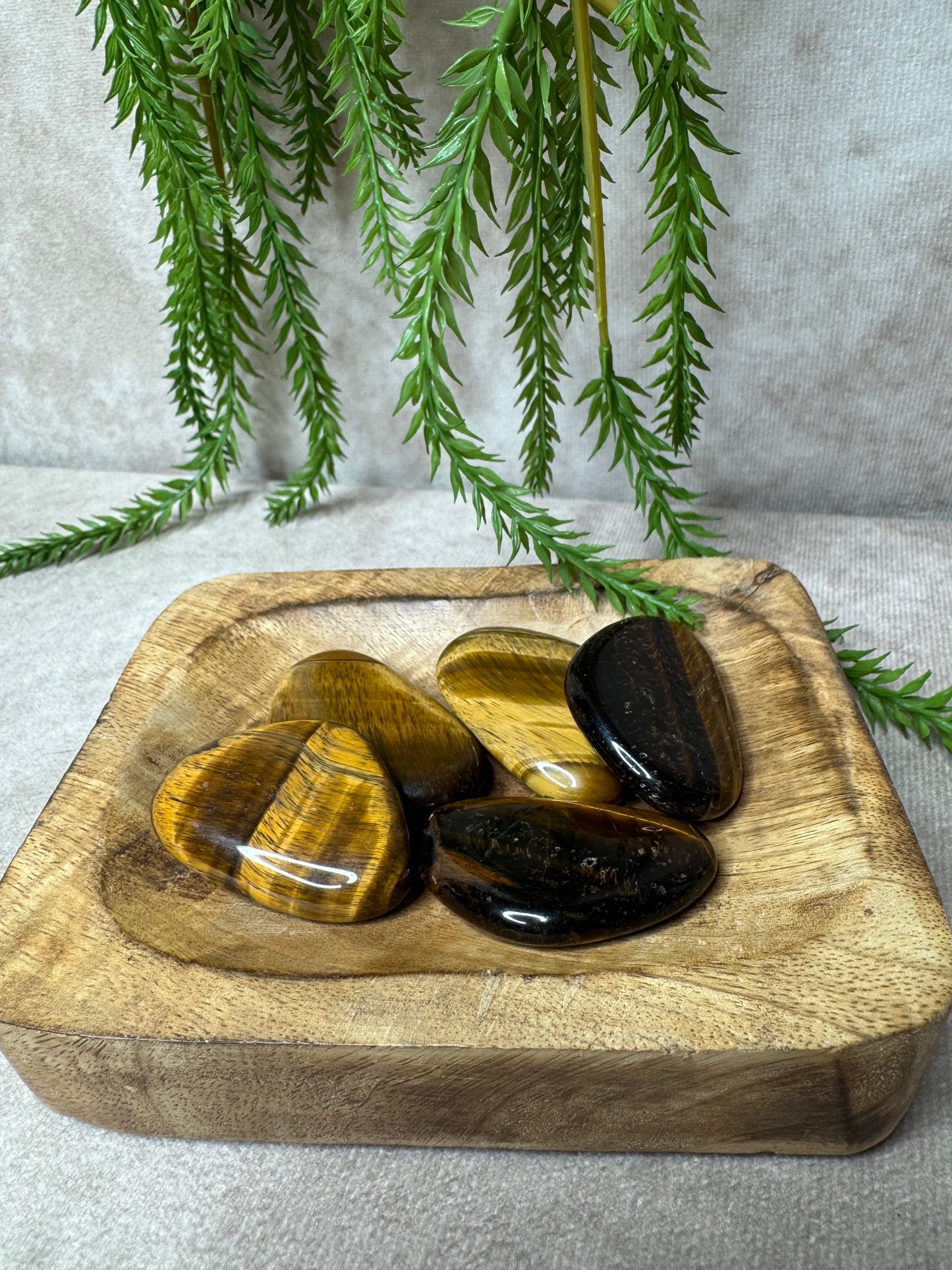 Plattesteen Tijgeroog