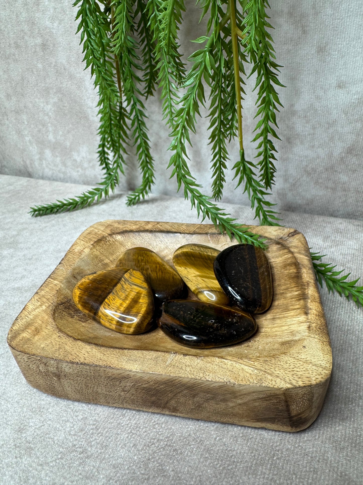 Plattesteen Tijgeroog